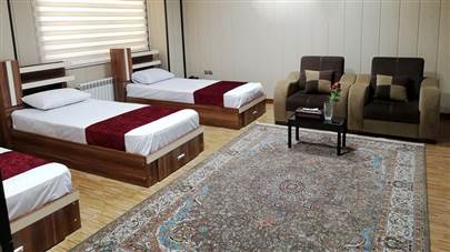 اتاق سه تخته هتل مجتمع گردشگری میلاد نور اتاق سه تخته هتل مجتمع گردشگری میلاد نور